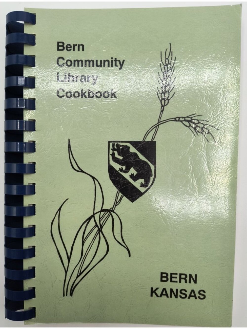 Bern Community Library Cookbook Spiral-Bound Vintage 1993 Bern Kansas